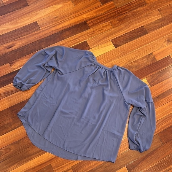 ⭐️ New Torrid 1 Georgette Peasant Blouse Plus Size 1 Top, Puff Sleeve Shirt - Picture 8 of 9